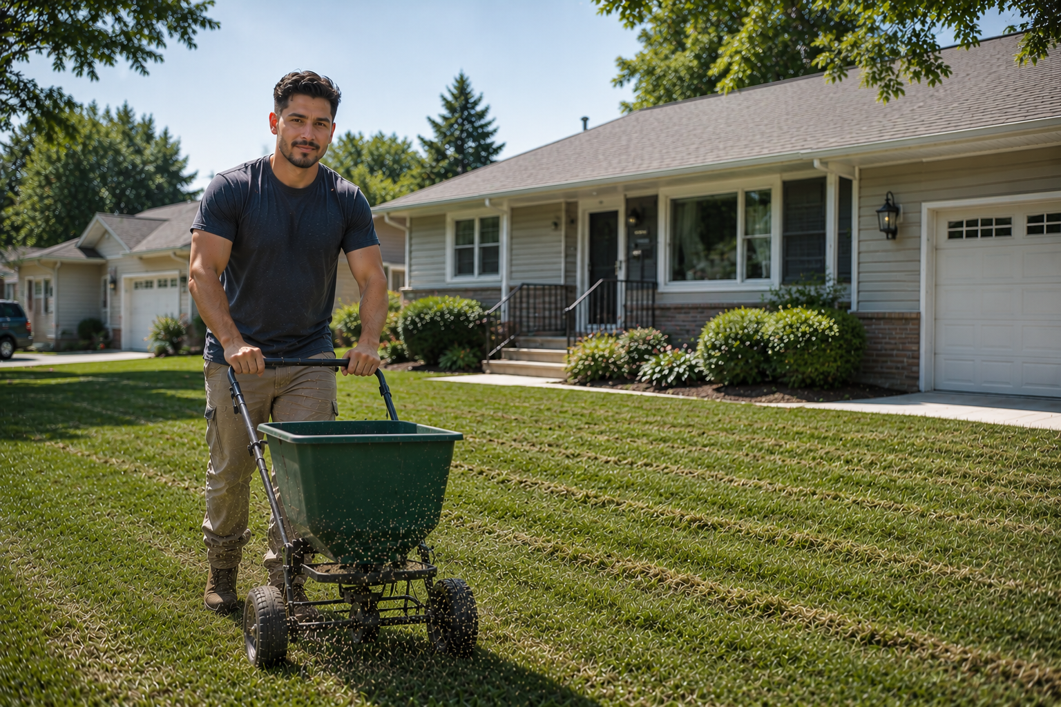 Professional overseeding service